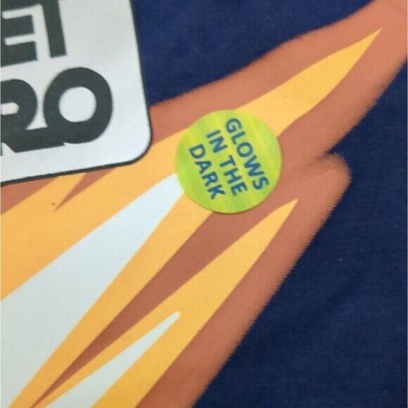 Galaxy Glow-in-the-dark Comet Me Bro Dog Tee Large Top Paw - Picture 3 of 8